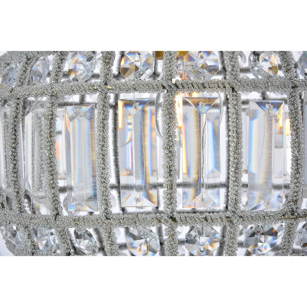 Left. Urban Classic - Olivia 1 light French Gold Pendant Clear Royal Cut Crystal - French Gold.