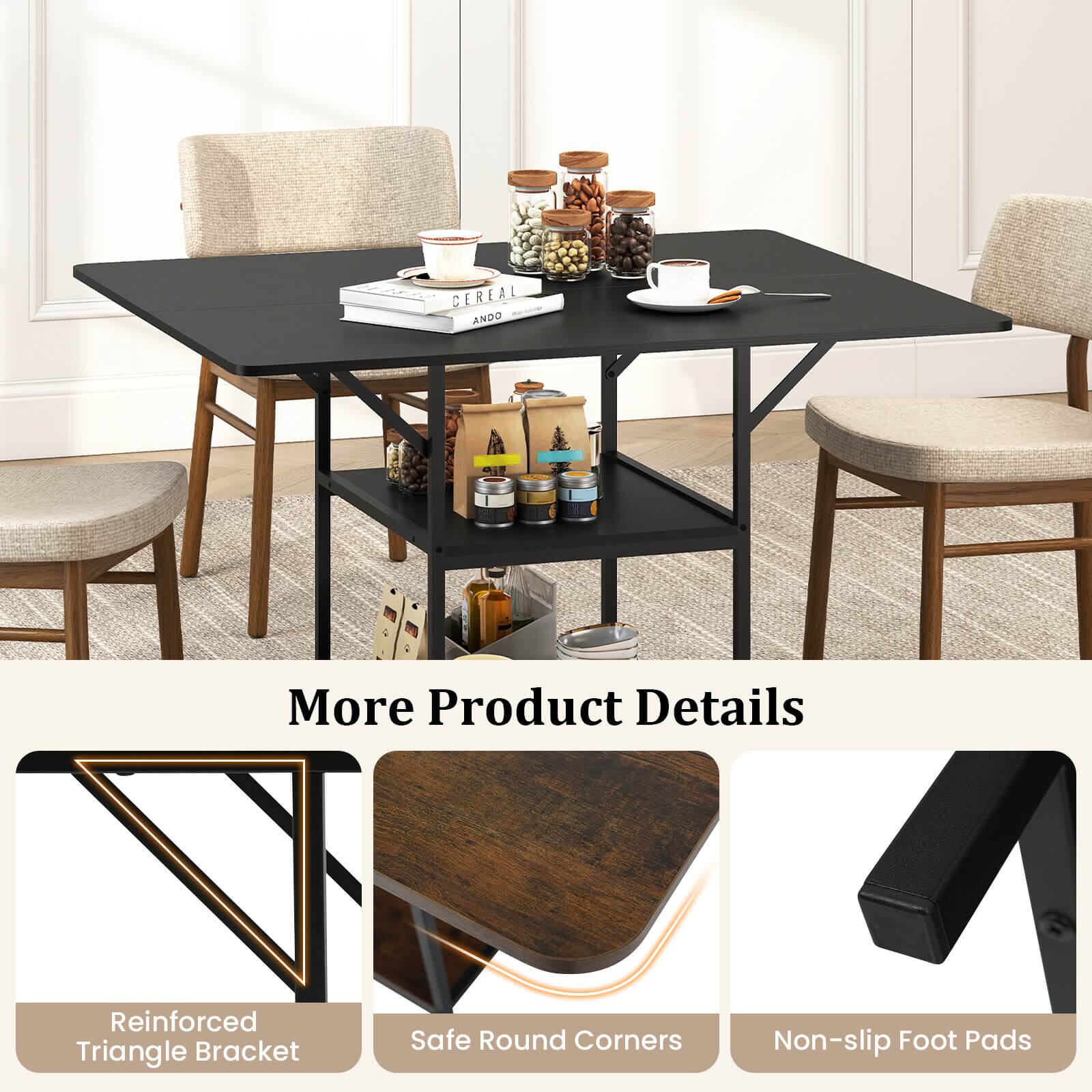 Cereal Ando More Product Details Reinforced Triangle Bracket Safe Round Corners Non-slip Foot Pads