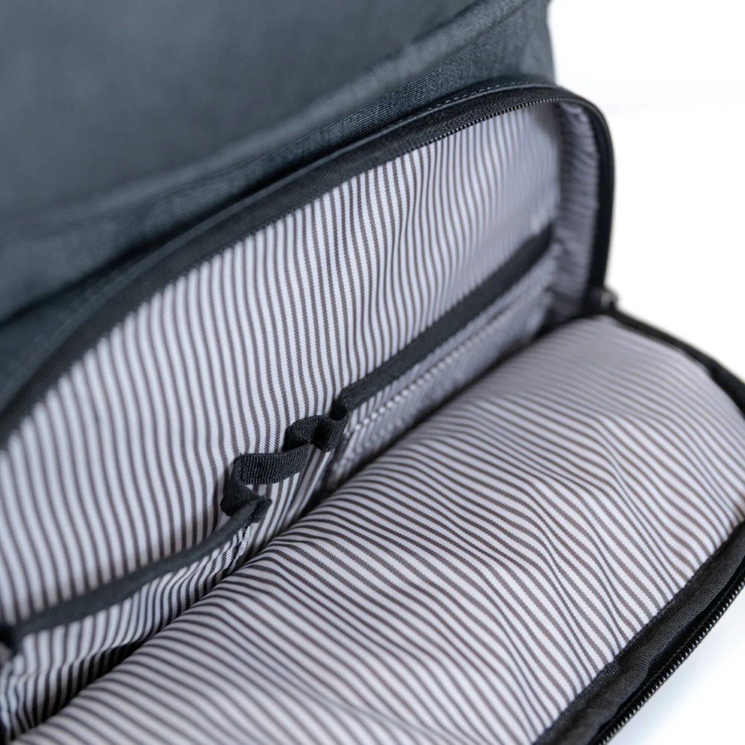 Alt View 6. PKG - Aurora II High Volume Backpack - Black Gray.