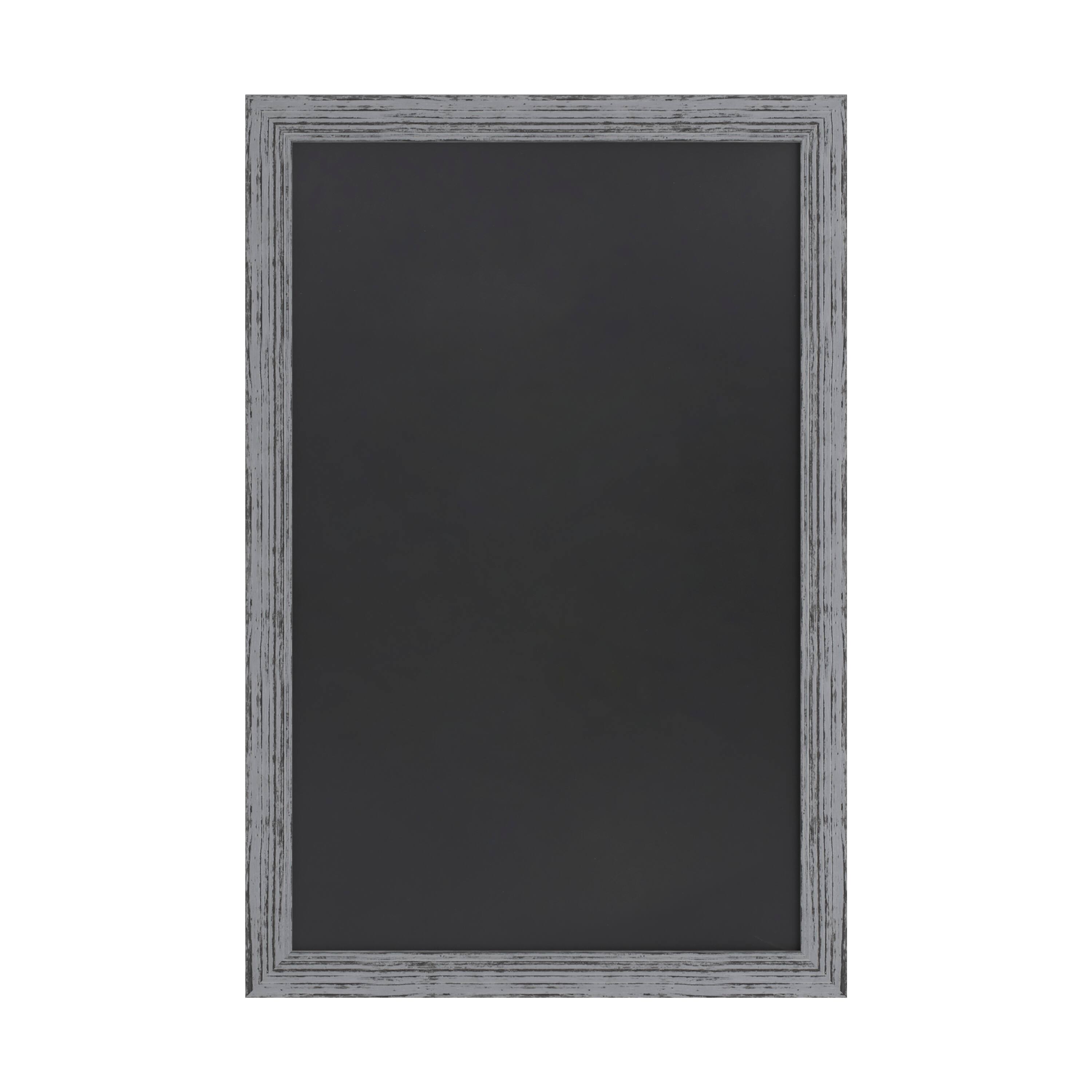 Alt View 9. Emma + Oliver - Burke Framed Decorative Wall Hanging Chalkboard with Magnetic Surface and Eraser for Weddings, Parties, Showers and More - Grey.