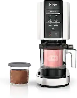 Ninja - Refurbished Excellent - NC301 CREAMi Ice Cream Maker with 7 One-Touch Programs - White