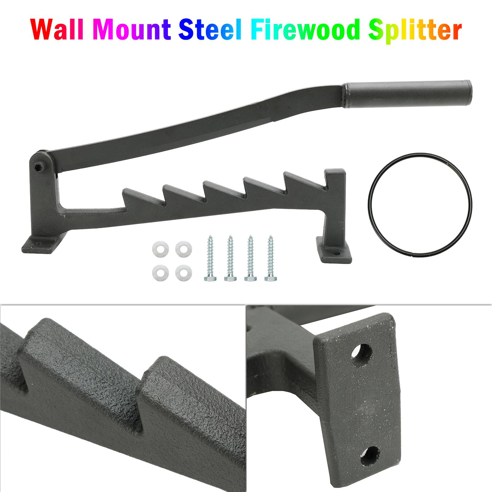 Wall Mount Steel Firewood Splitter