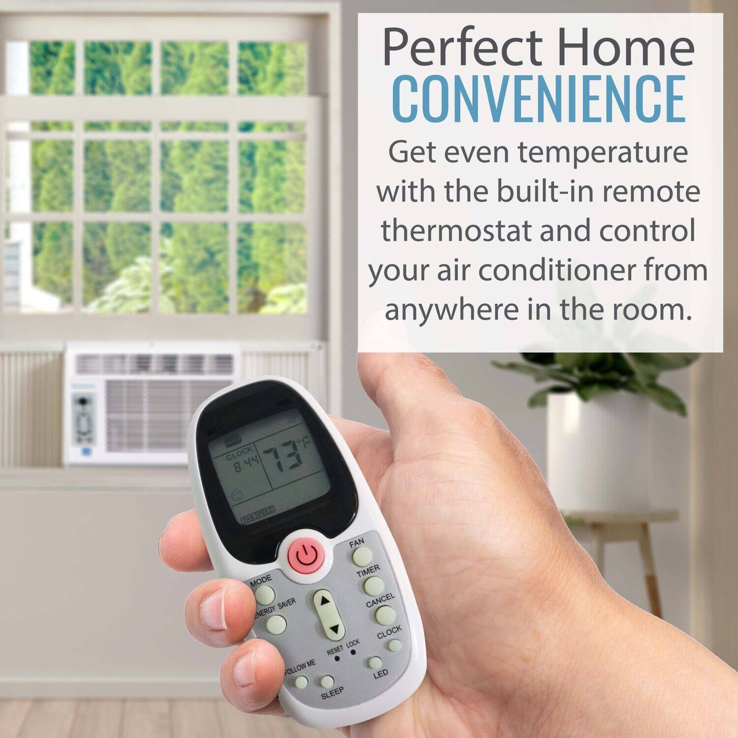 Alt View 3. Keystone - 12,000 BTU Window Air Conditioner - White.