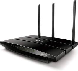 TP-Link - Refurbished Excellent - Archer A9 AC1900 Smart Wi-Fi Router High Speed MU-MIMO Router Gigabit VPN Server Beamforming - Black