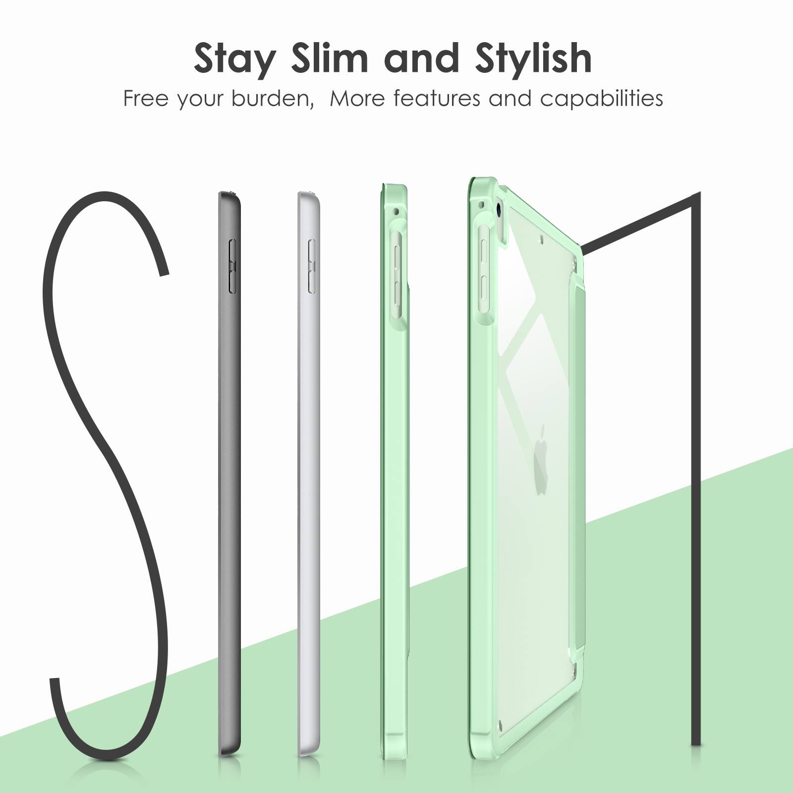 Stay Slim and Stylish  
Free your burden, More features and capabilities