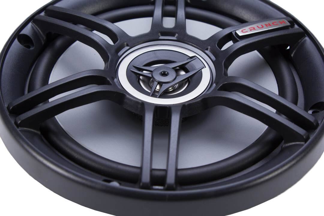 Alt View 10. Crunch - Crunch 300 Watts 6.5-Inch Coax Shallow 4 Ohms CS Speakers, Black | CS-65CXS - Black.