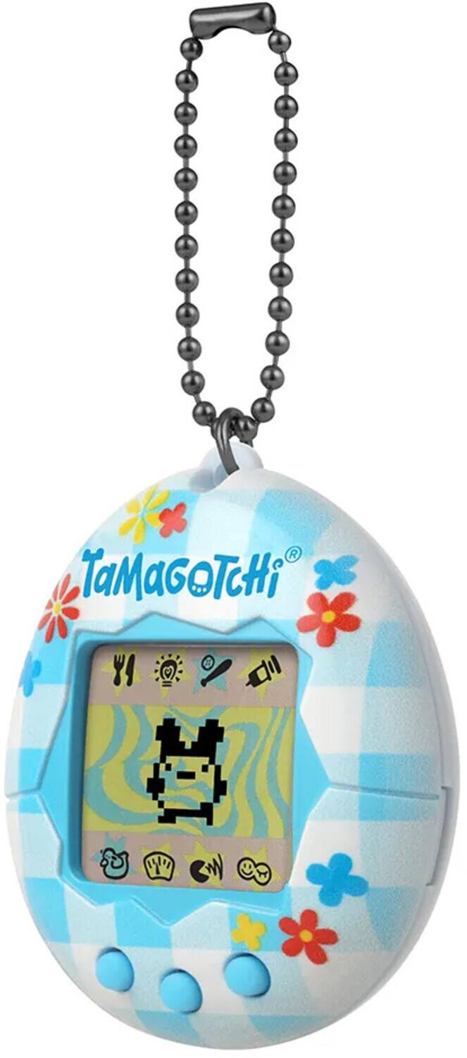 Alt View 1. Bandai - Tamagotchi - Original - Gen2 Flower Gingham (Updated Logo)   - COLLECTIBLES - Multicolor.
