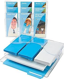 Deflecto - Document Holder, Table Top Plastic - Clear