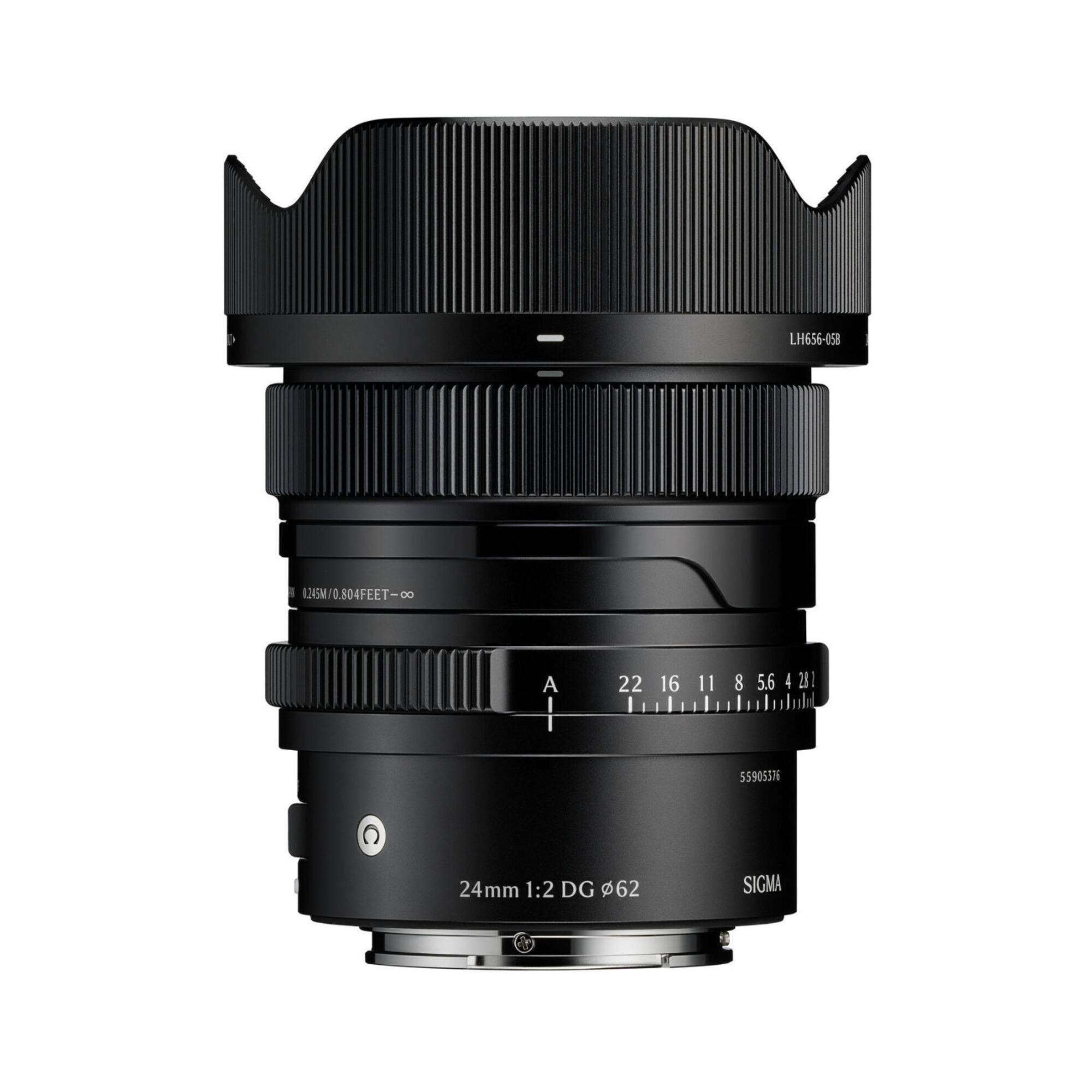 LH656-058  
1245M  
1245M/0.804FEET-∞  
A  
22 16 11 8 5.6 4 2.8  
281  
55905376  
24mm 1:2 DG 62 SIGMA
