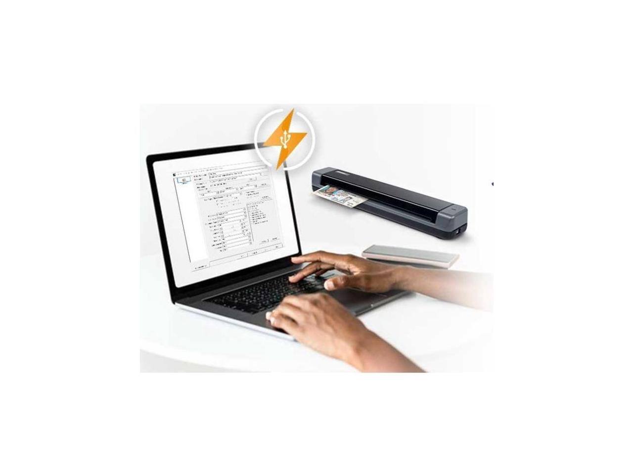 Alt View 6. Plustek - Plustek MobileOffice S410 Plus S410PLUS CIS 600 dpi Portable Scanner.