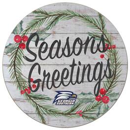 Jardine - Georgia Southern Eagles 20'' x 20'' Season's Greetings Circle - White
