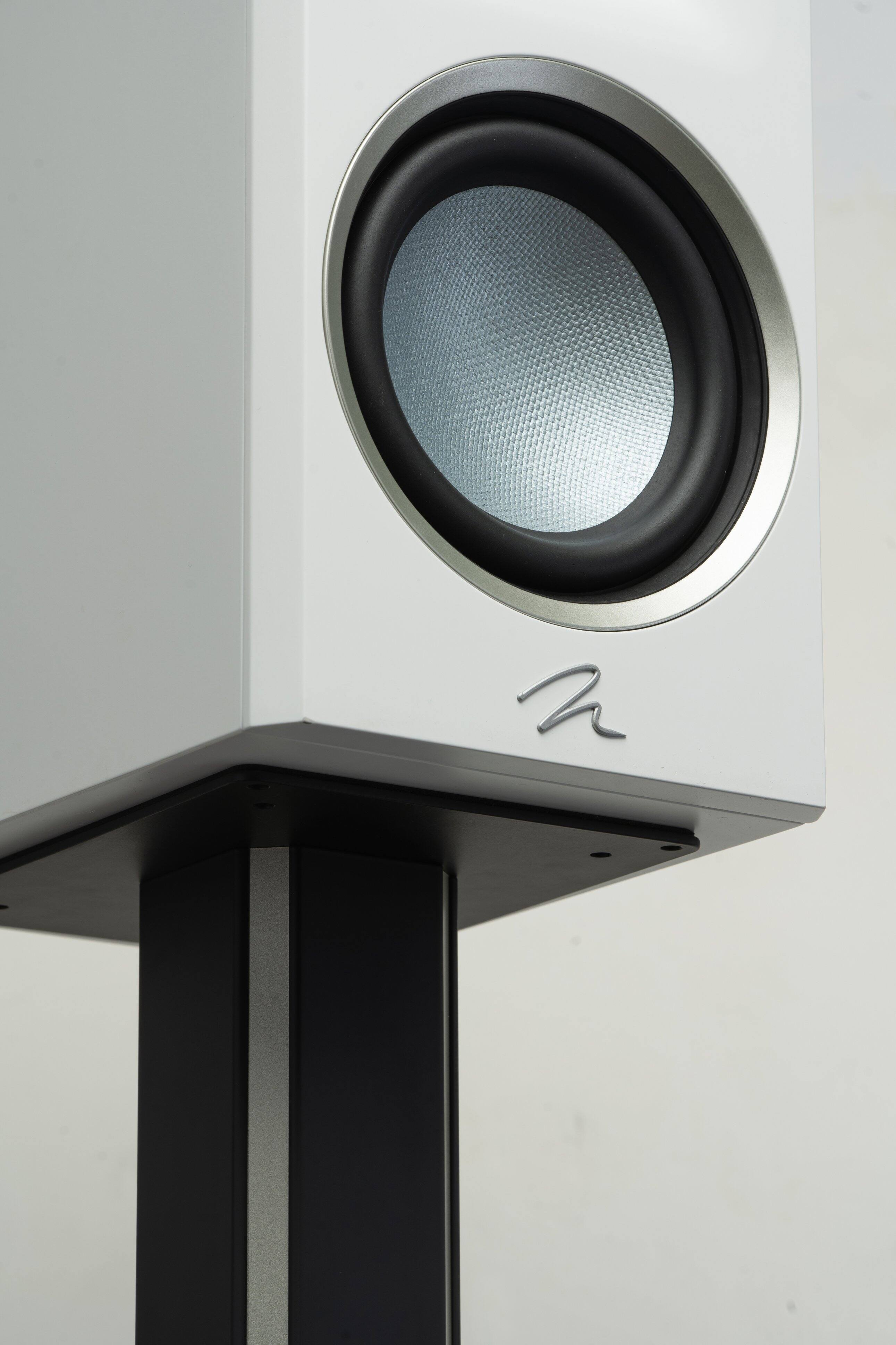 Alt View 17. MartinLogan - Motion XT B100 2-Way Bookshelf Speaker with 6.5” Midbass Driver (Each) - Satin White.