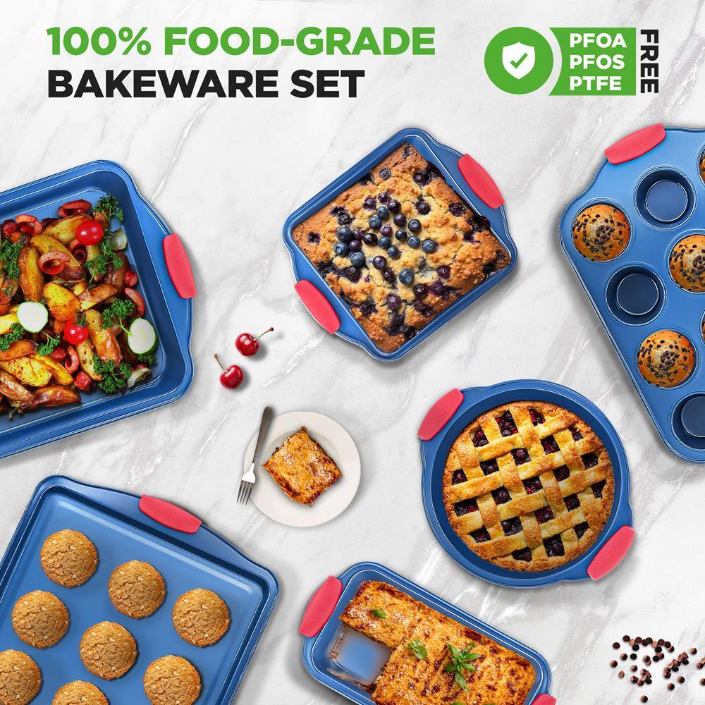 100% FOOD-GRADE BAKEWARE SET

PFOA PFOS PTFE FREE