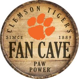 WinCraft - Clemson Tigers 14'' Circular Wood Sign - Multicolor
