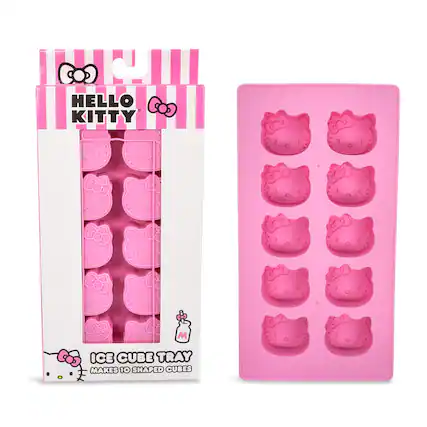 HELLO KITTY
ICE CUBE TRAY
MAKES 10 SHAPED CUBES