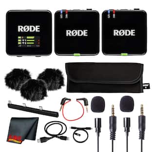 RØDE WIRELESS GO II Dual Channel Wireless Microphone System Black RØDE WIRELESS GO II Dual Channel Wireless Microphone System Black