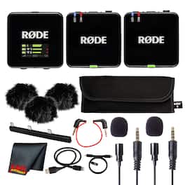 RODE - Wireless GO III (Gen 3) Dual Channel Mic System|2.4GHz, 32-Bit Float Recording + More