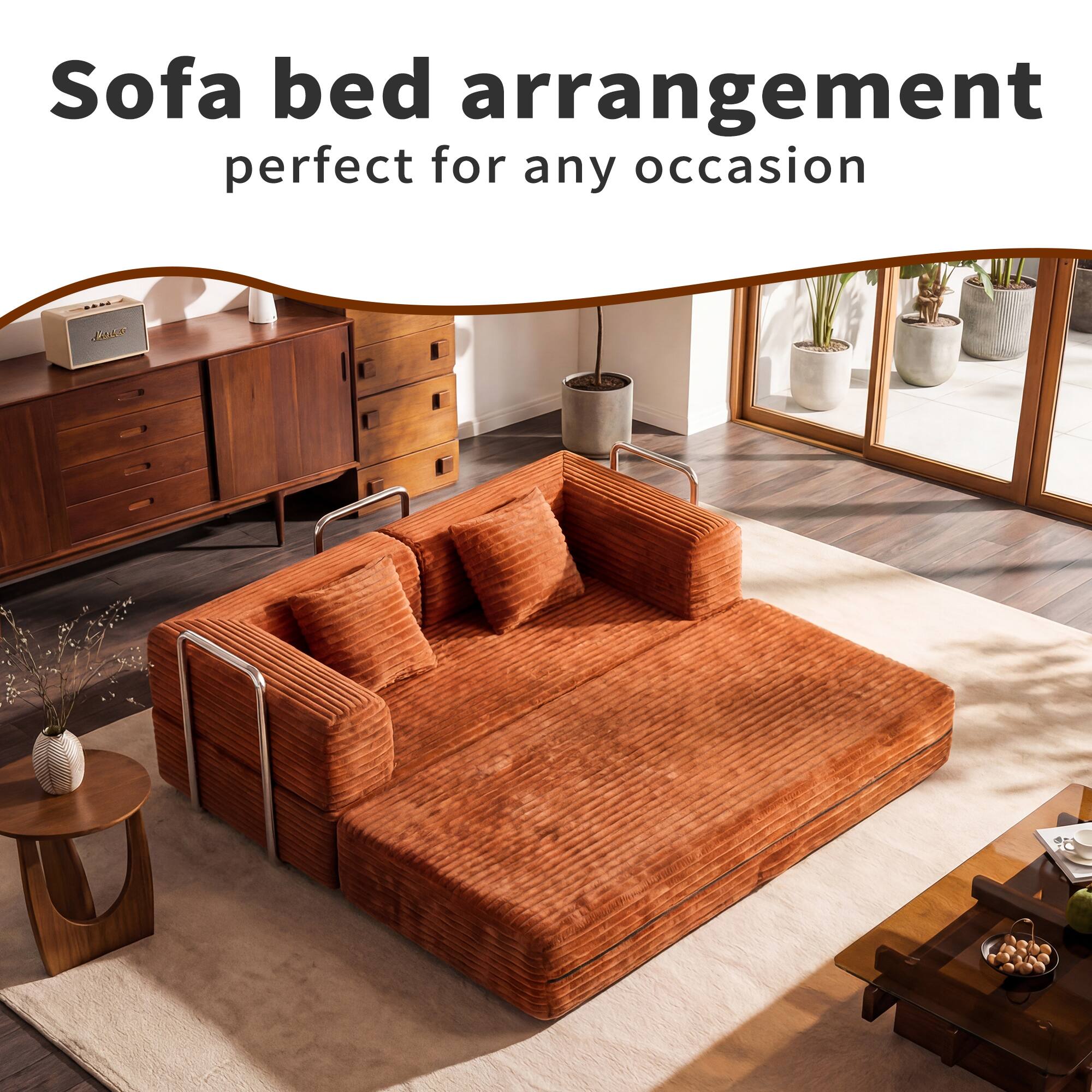 Sofa bed arrangement perfect for any occasion