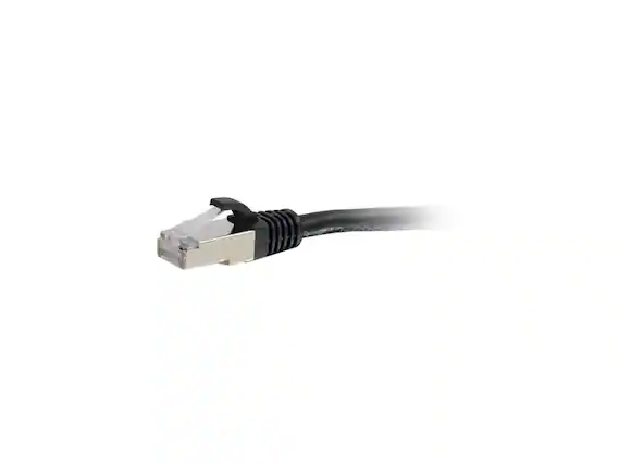 Front. Cables to Go - C2G 12ft Cat6 Snagless Shielded (STP) Network Patch Cable - Black.