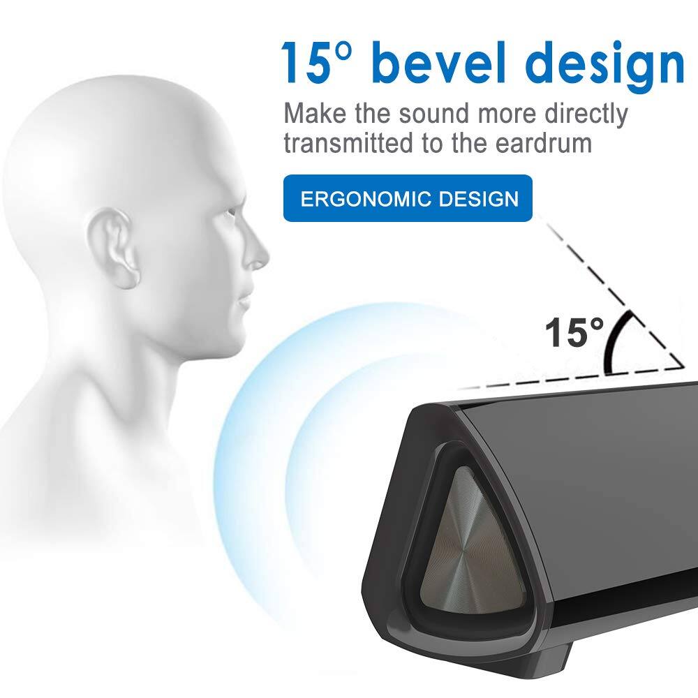 15° bevel design  
Make the sound more directly transmitted to the eardrum  
ERGONOMIC DESIGN