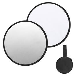 Unique Bargains - 2pcs 24"/60cm 2-in-1 Collapsible Light Reflector with Bag for Studio/Outdoor