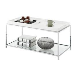 Convenience Concepts - Palm Beach Coffee Table - White