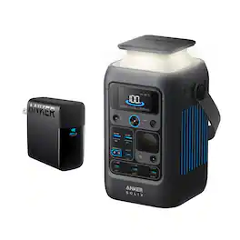 Anker - Refurbished Excellent - SOLIX C300X DC Portable Power Station w/100W Charger 288Wh(90,000mAh)/300W Generator&Power Bank for Outdoor&Emergency (288 Wh Capacity)