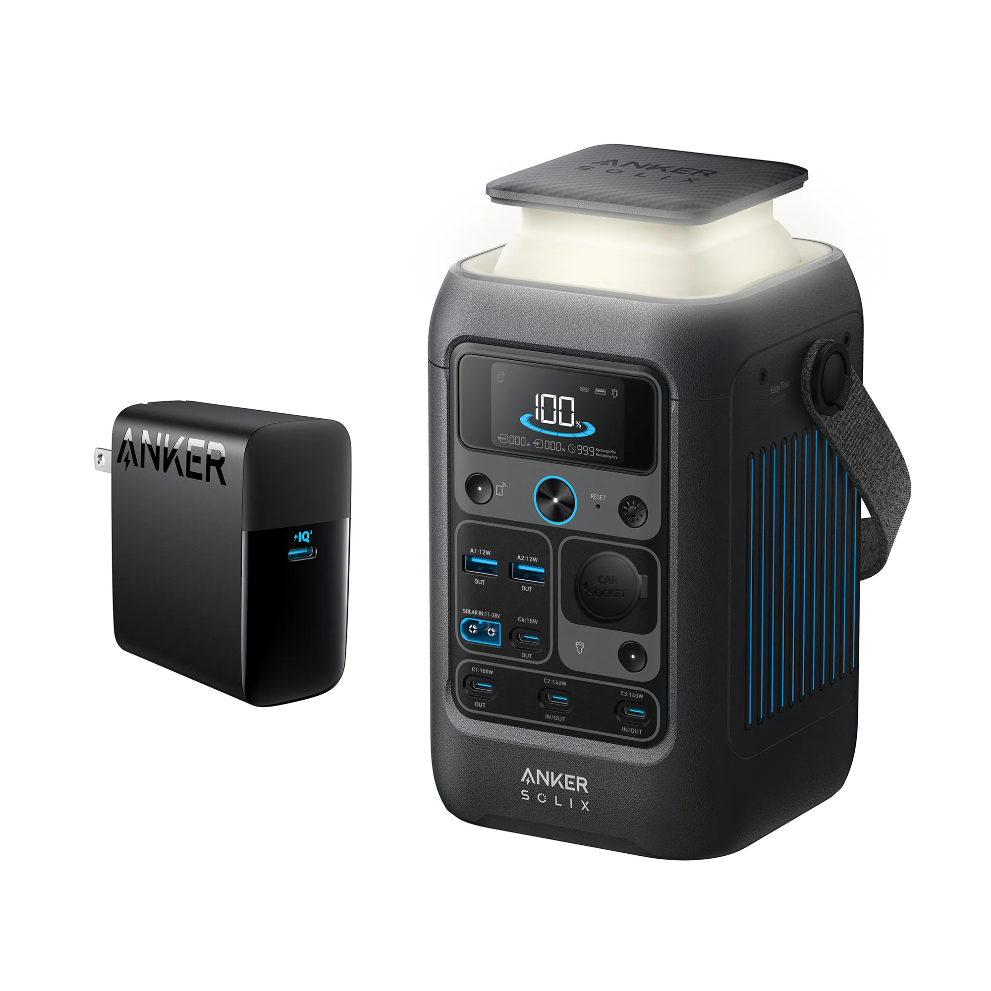 ANKER SOLIX

--- 100 .. 3000. 0999 Inturao, fallonates RESET ACSON 12:12

out out SALLERTI-2019 CASSIN

CAR SOCKET

0,100m on

out C2:140m 

0 INFOUT

ANKER SOLIX