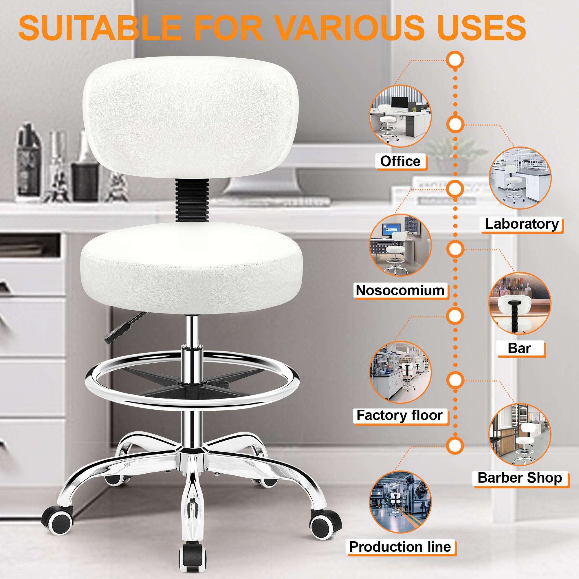 SUITABLE FOR VARIOUS USES

- Office
- Laboratory
- Nosocomium
- Bar
- Factory floor
- Barber Shop
- Production line
