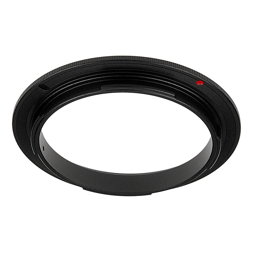 Angle. Fotodiox - 49mm Macro Reverse Ring for Nikon Z-Mount Cameras - Reverse Filter Thread to Camera Mount Adapter.
