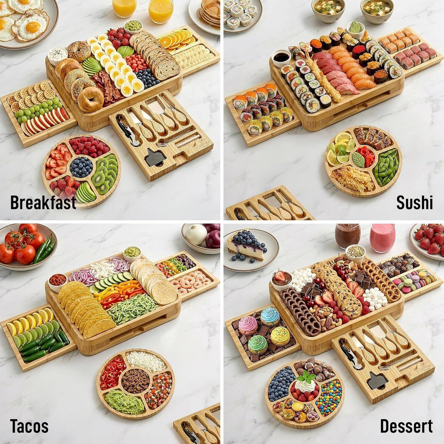 08138 Breakfast  
38 Sushi  
Tacos  
83838  
Dessert