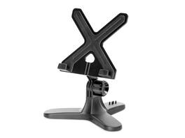 WeatherTech - TabletHolder | Universal Tablet Stand, Anti-slip Face, Adjustable Tilt, Weighted Base – Metal Knob - Black