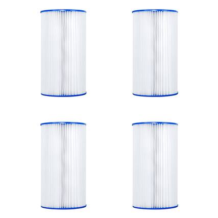 Front. Bestway - Bestway Flowclear Type IV & B Pool Filter Pump Replacement Cartridge (4 Pack).