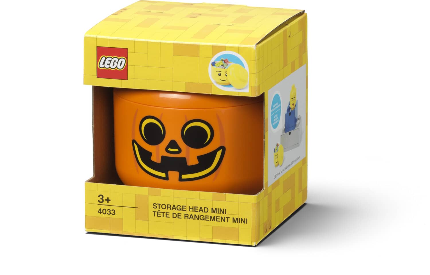 Room Copenhagen - LEGO Mini Stackable Storage Head, Pumpkin - COLLECTIBLES - Multicolor price history on PriceWatchPro