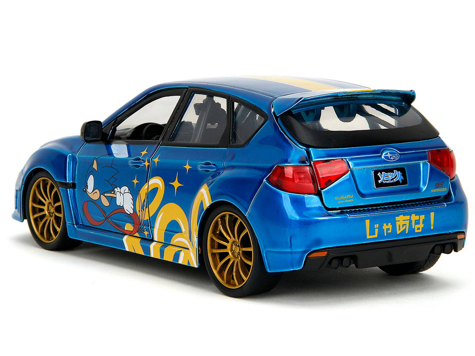 ビューティソニック Jada Toys 1:24 Sonic the Hedgehog Hollywood Rides '12 Subaru WRX