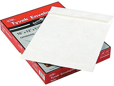 Tyvek Envelope  
10" x 13" x 1/2"  
Expansion 1%  
Stocks: R4202  
Tyvek Envelopes R4202