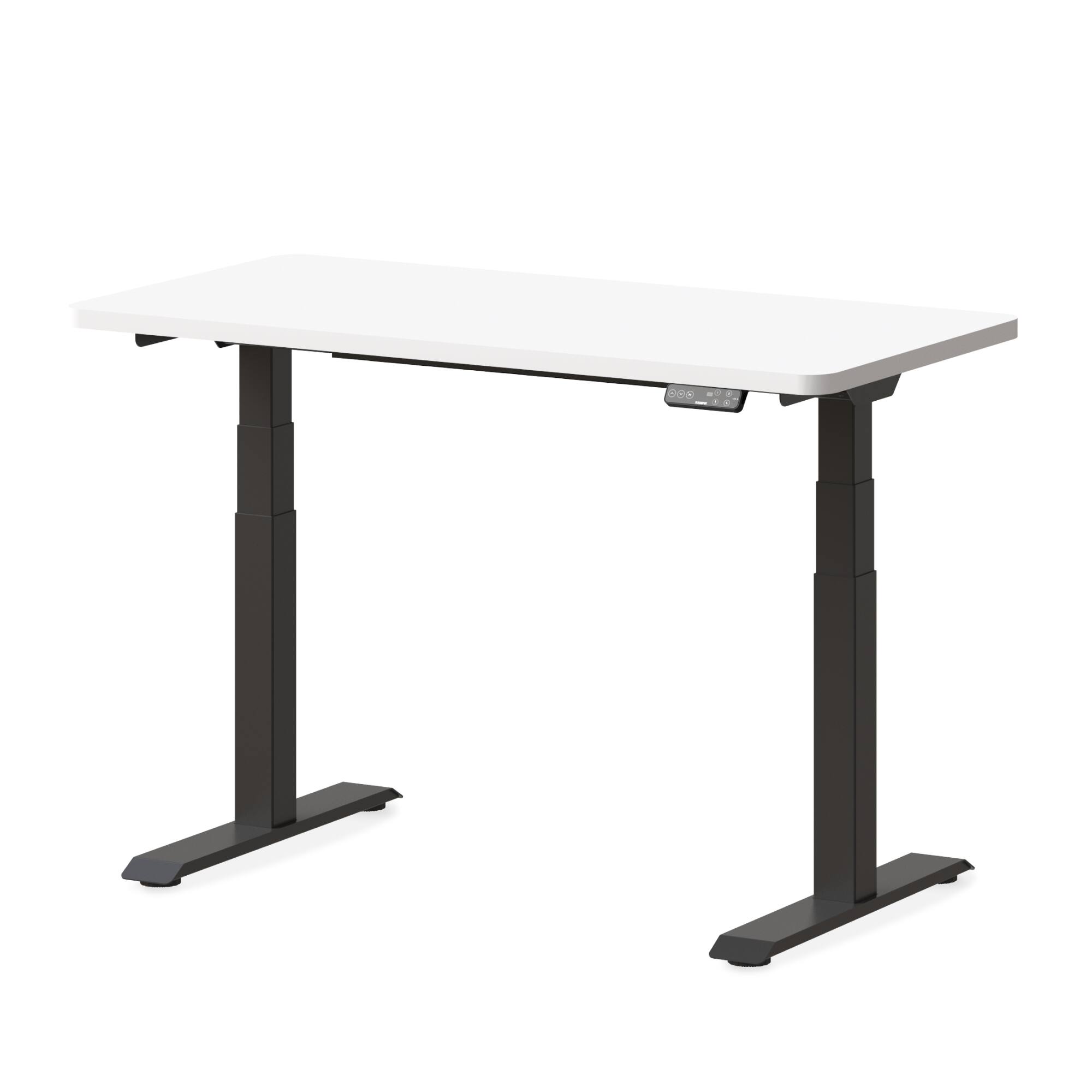 Angle. FlexiSpot - FlexiSpot E7 48''W Electric Adjustable Standing Desk Chipboard, White/Black - White.