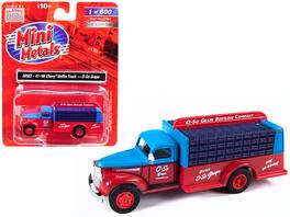 1941-1946 Chevrolet Delivery Bottle Truck "O-So Grape" 1/87 (HO) Scale Model by Classic Metal Works - Multi87
