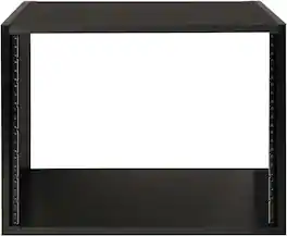 Gator - 8U Studio Rack Cabinet with 15.5-Inch Depth and 5/8-Inch Furniture Grade MDF