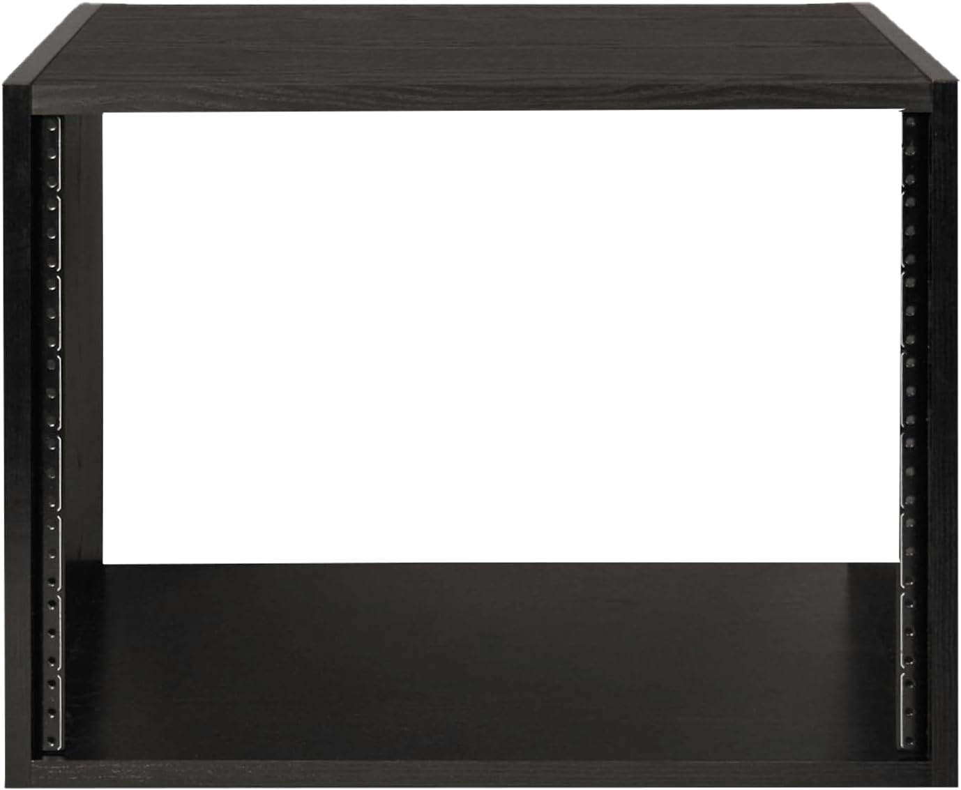 Front. Gator - 8U Studio Rack Cabinet with 15.5-Inch Depth and 5/8-Inch Furniture Grade MDF.