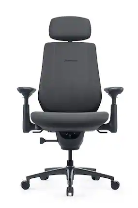 Front. LiberNovo - Maxis Airflow Dynamic Ergonomic Chair- 52 cm - Graphite.
