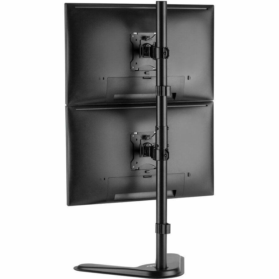 Alt View 8. Rocstor - Rocstor ErgoReach Mounting Pole for Monitor - Black - Vertical - Height Adjustable - 2 Display(s) Supported - 17" to 32" - Black.