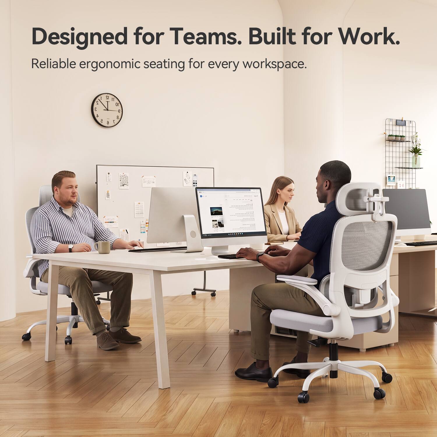Designed for Teams. Built for Work. Reliable ergonomic seating for every workspace.