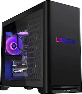Lenovo - Legion Tower 5i Gaming Desktop - Intel Core Ultra 7 Processor 265F - 32GB RAM - NVIDIA RTX 5060Ti 8GB - 1TB SSD - Eclipse Black