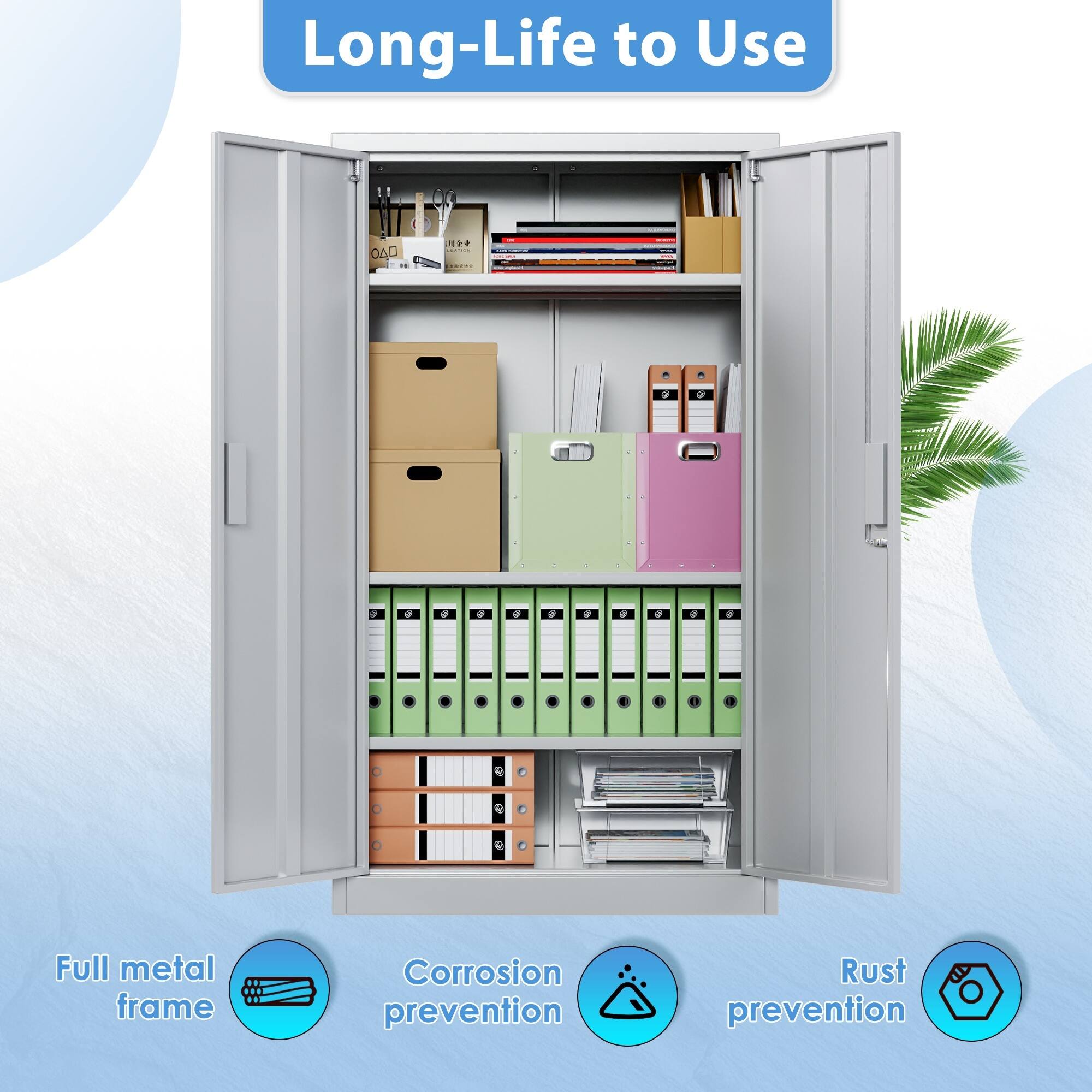 Long-Life to Use  
Full metal frame  
Corrosion prevention  
Rust prevention