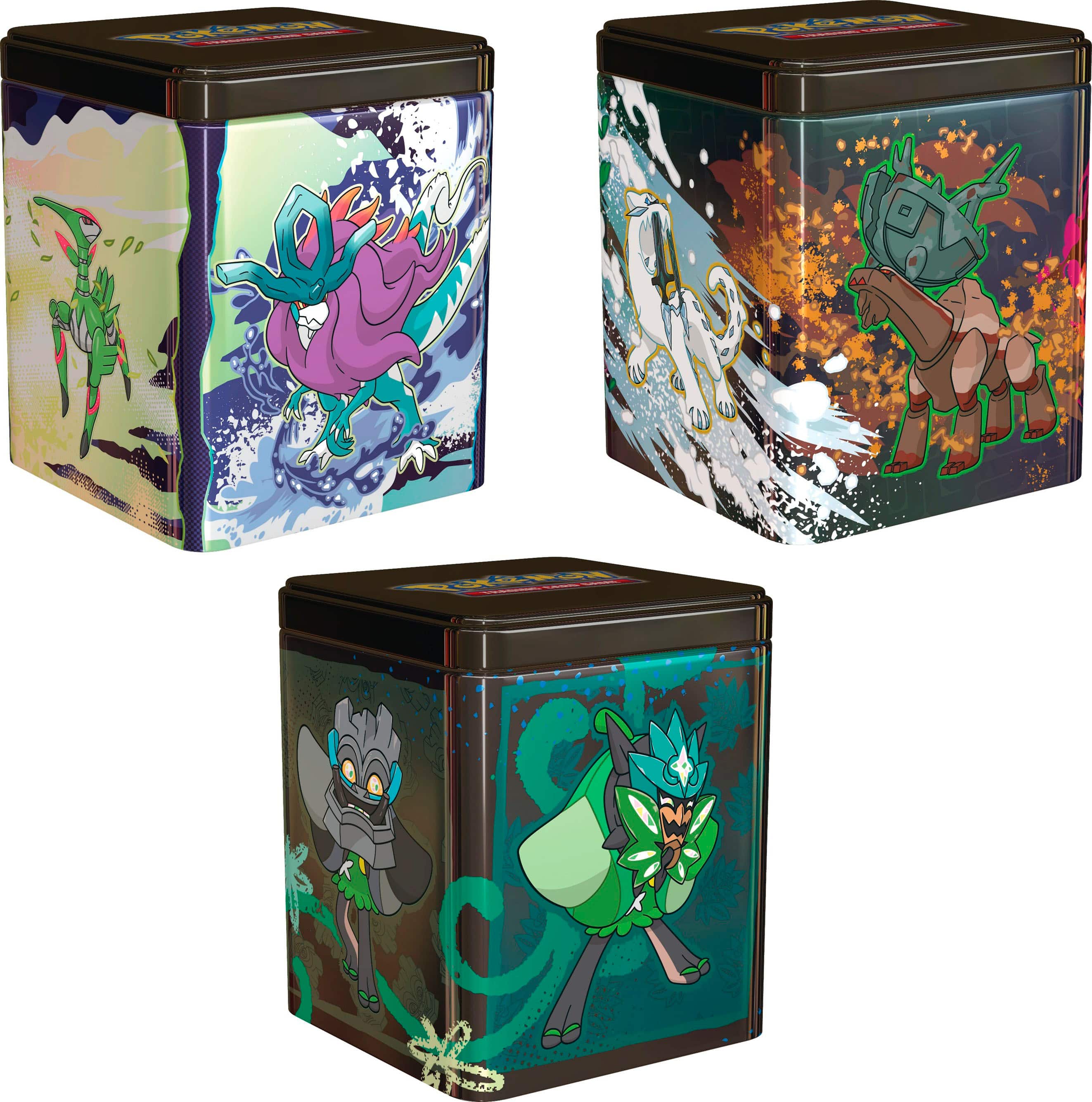 Front. Pokémon - Trading Card Game: Stacking Tins (Q1 2025) - Styles May Vary.