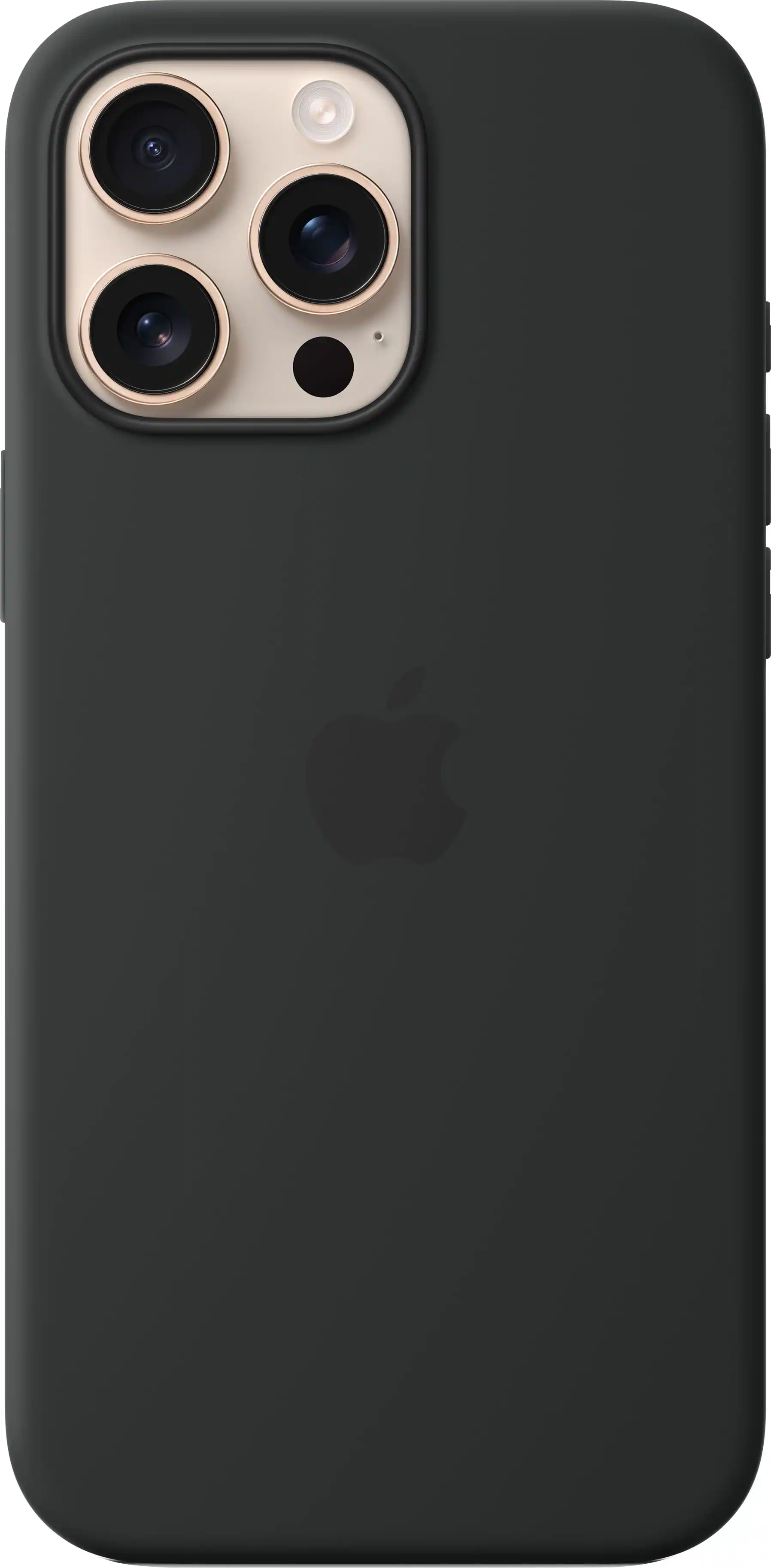 Apple - iPhone 16 Pro Max Silicone Case with MagSafe - Black