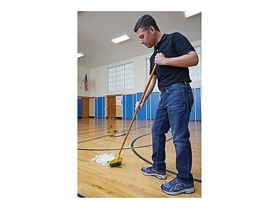 Alt View 4. RubberMaid - Invader 60" Wood Wet Mop Handle, Yellow/Natural  - Yellow/Natural.