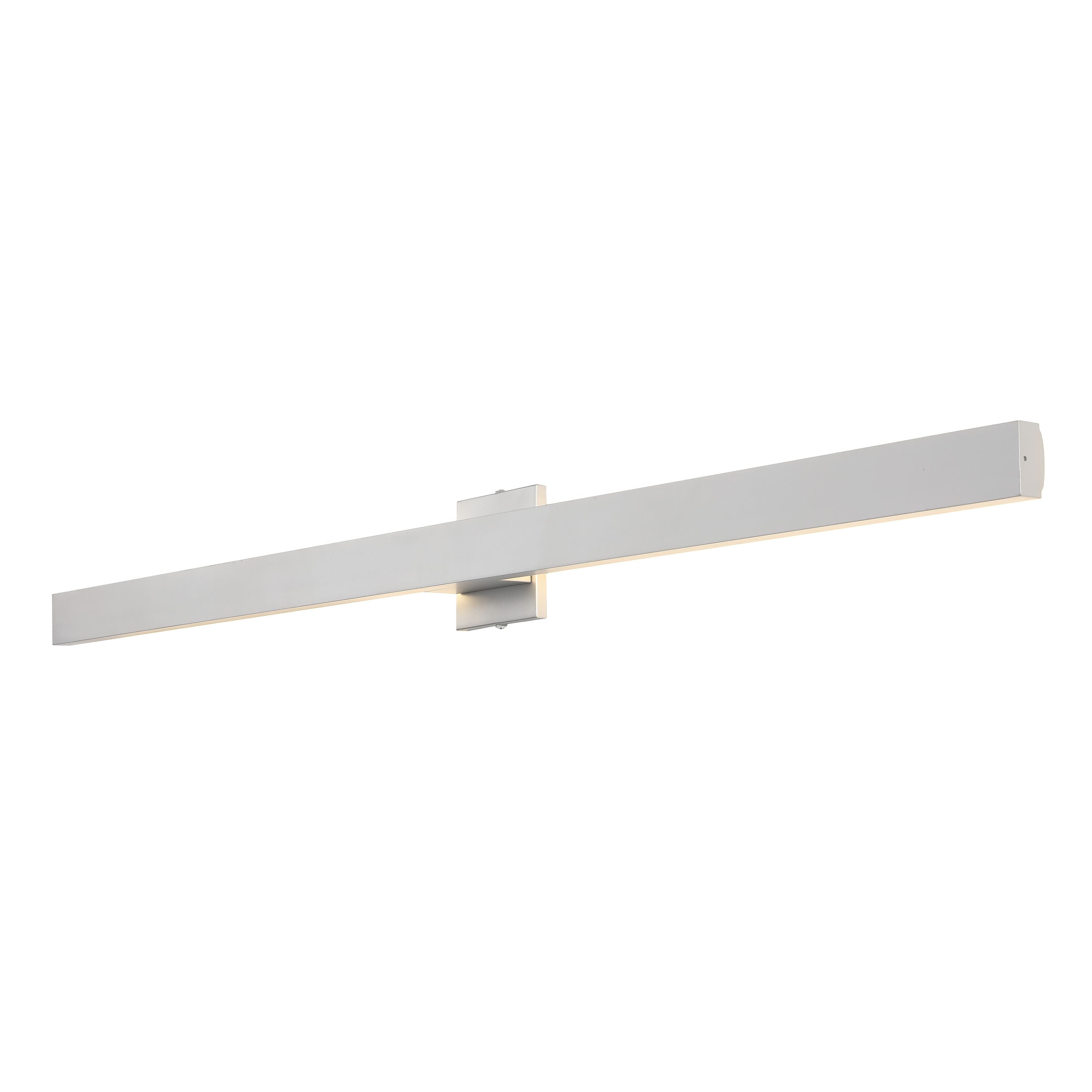 "Jonathan Y - Vara 49.5"" Modern Minimalist Indoor/Outdoor Metal 350-Degree Rotate Dimmable Integrated Linear LED Wall Sconce - Silver" price history on PriceWatchPro