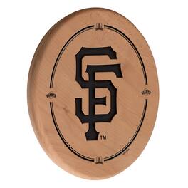 Holland Bar Stool Co. - San Francisco Giants 13" Laser Engraved Solid Wood Sign - Natural